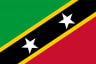 Beach Volleyball Saint Kitts and Nevis flag
