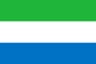 Bandeira da equipe de vôlei de praia Sierra Leone