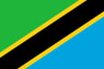 Bandeira da equipe de vôlei de praia Tanzania