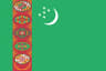 Bandeira da equipe de vôlei Turkmenistan