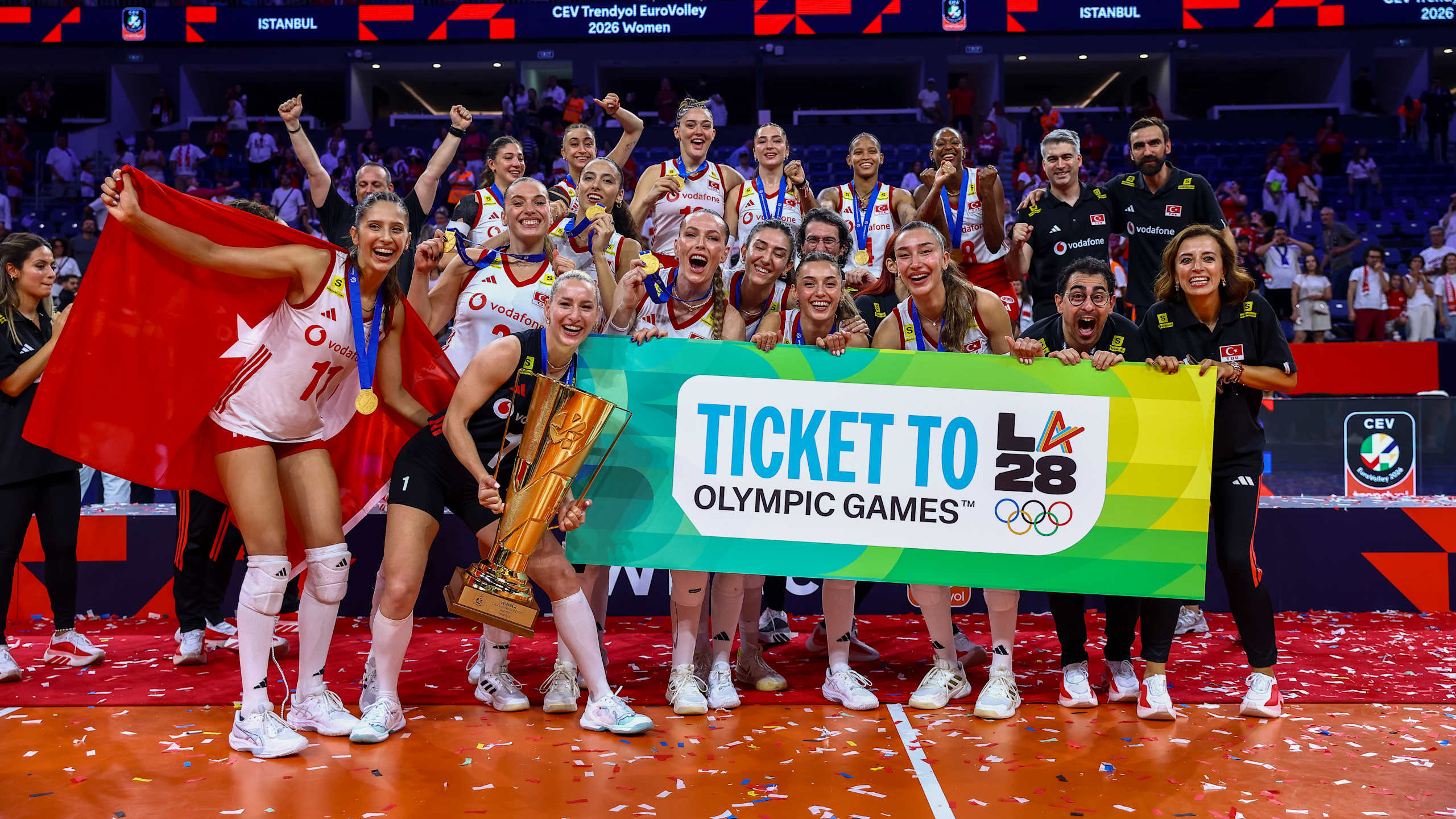 Turkiye triumph in Europe, qualify for LA 2028!