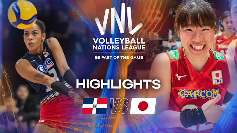 Dominican Republic 🇩🇴 vs. Japan 🇯🇵 - Highlights | Week 1 | Women's VNL 2025