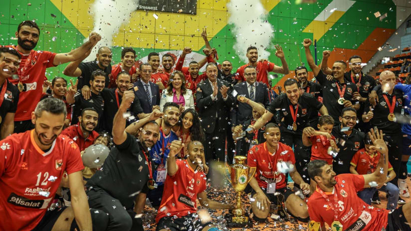 Al Ahly triumph as African club champions (source: CAVB)