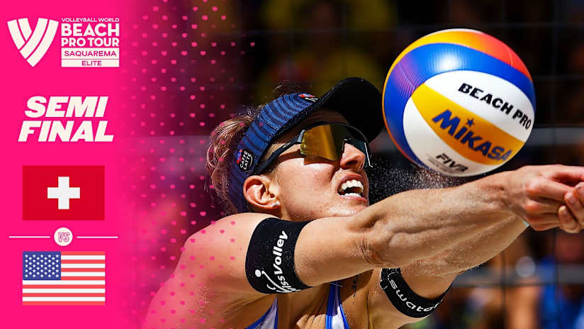 Hüberli/Brunner vs. Cruz/Brasher - Semi Final Highlights | Saquarema 2026 #BeachProTour