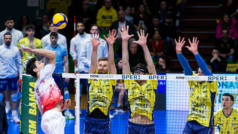 Modena x Gas Sales (Fonte da foto: legavolley.it)