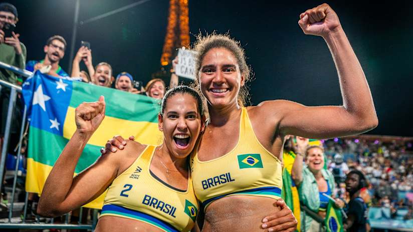 Duda and Ana Patrícia will compete internationally for the first time after their victory in Paris