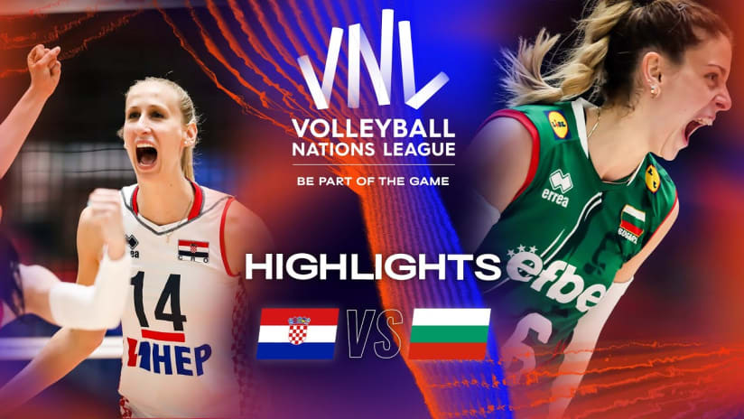 🇭🇷 CRO vs. 🇧🇬 BUL - Highlights Week 1 | Women's VNL 2023