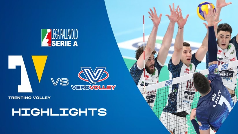 Trentino vs. Monza | Highlights | Superlega | Round 3 of the Semifinals