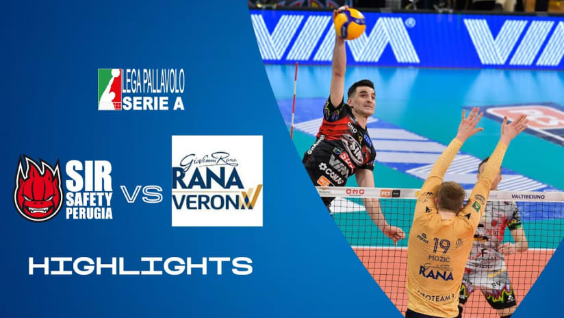 Perugia vs. Verona | Highlights | Superlega | Round 3 of the Quarterfinals