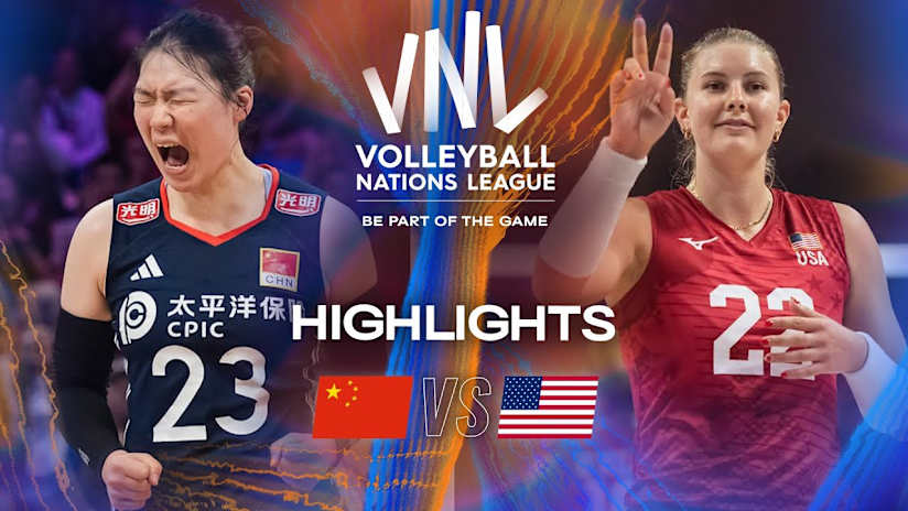 China 🇨🇳 vs. USA 🇺🇸 - Highlights | Week 3 | Women's VNL 2025
