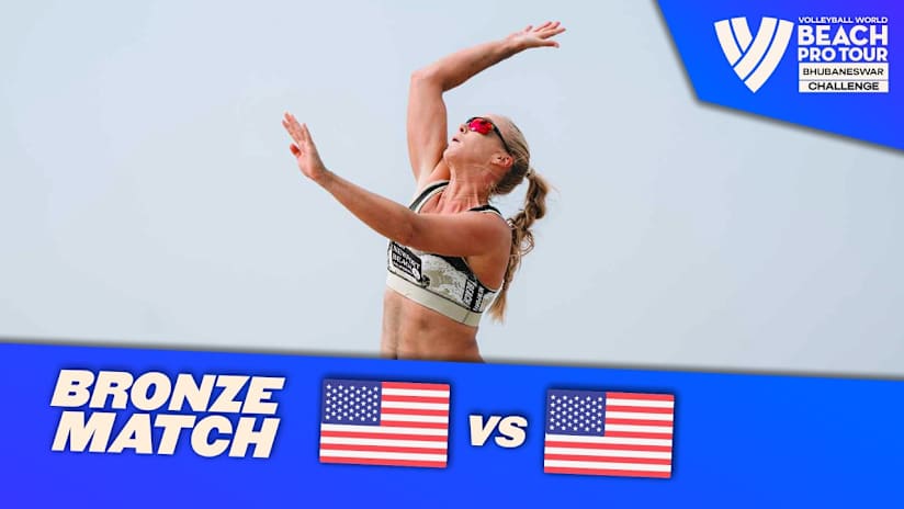 Bronze Match - Hughes/Batenhorst vs. Myszkowski/Kan | Highlights | Bhubaneswar 2026 #BeachProTour