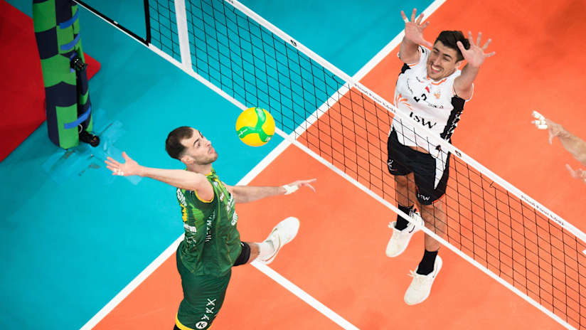 Aluron against Jastrzebski Wegiel the last time they met, in a five-set Champions League semifinal (source: cev.eu)