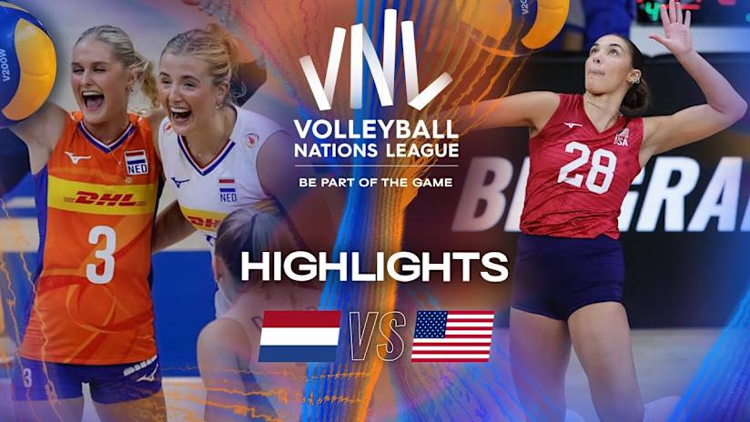 Netherlands 🇳🇱 vs. USA 🇺🇸 - Highlights | Week 2 | Women's VNL 2025