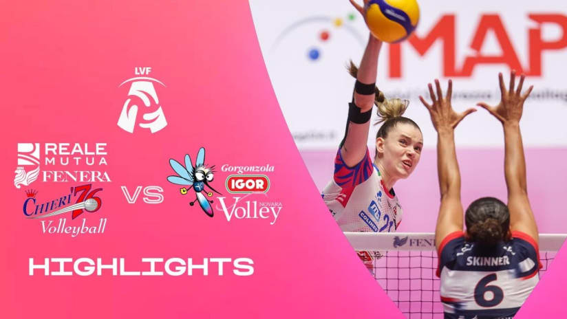 Chieri vs. Novara | Highlights | LVF A1 | Round 2 of the Quarterfinals