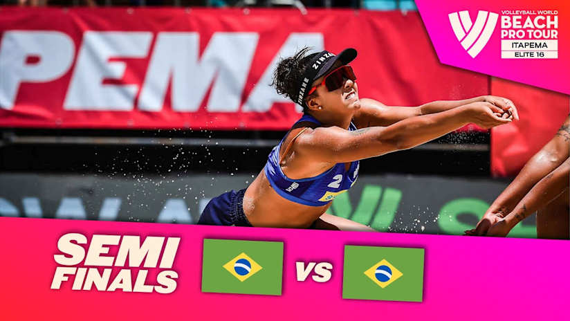Carol/Rebecca vs. Thamela/Victoria - Semi Final Highlights | Itapema 2025 #BeachProTour