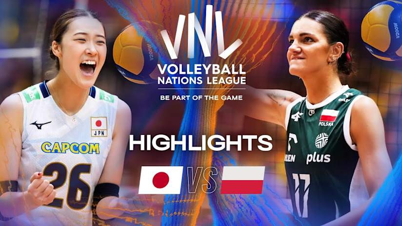 Japan 🇯🇵 vs. Poland 🇵🇱 - Highlights | Week 3 | Women's VNL 2025