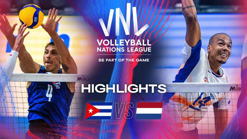 🇨🇺 CUB vs. 🇳🇱 NED - Highlights | Week 2 | Men's VNL 2024