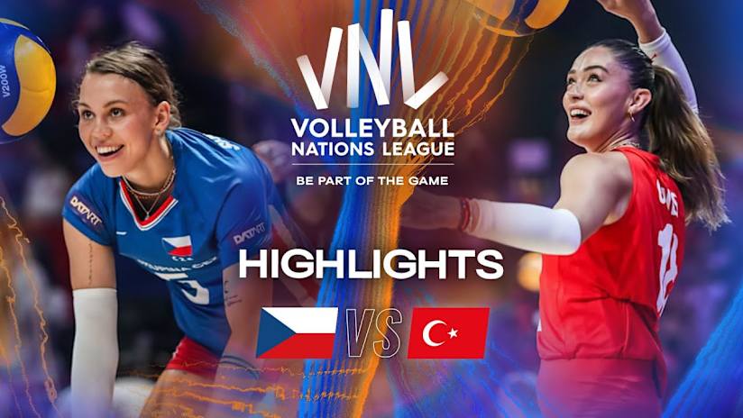 Czechia 🇨🇿 vs. Türkiye 🇹🇷 - Highlights | Week 3 | Women's VNL 2025
