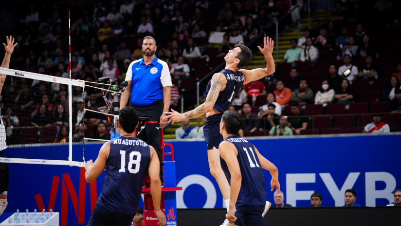 Matt Anderson picks up speed as USA stay alive in race for VNL Finals