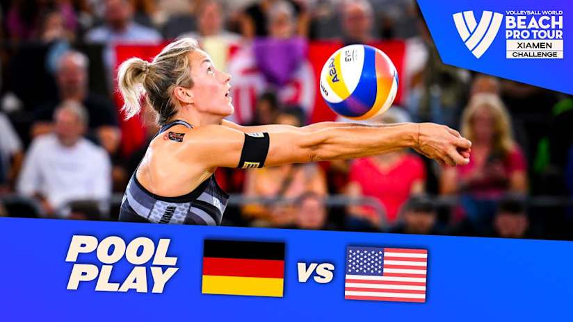 Bock/Lippmann vs. Whitmarsh/Newberry - Pool Play Highlights | Xiamen 2025 #BeachProTour