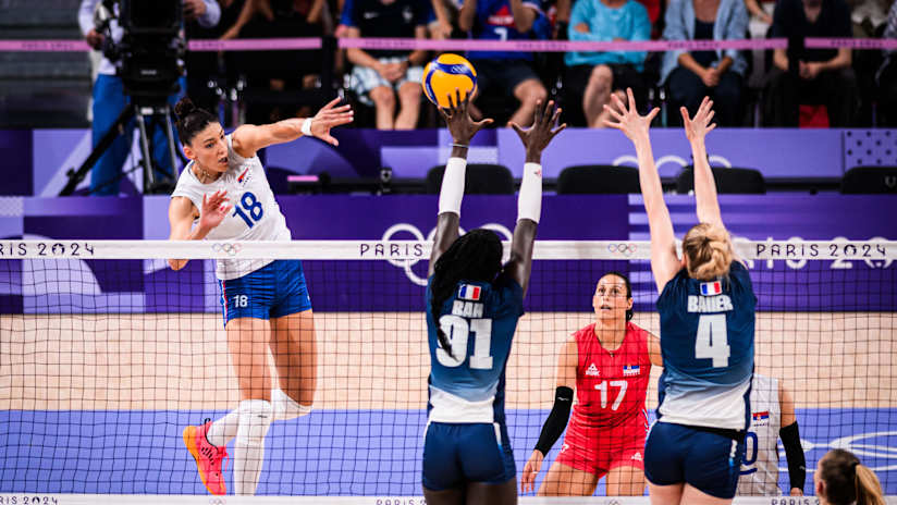 Bošković and her Serbian teammates had an uneventful opening match in Paris