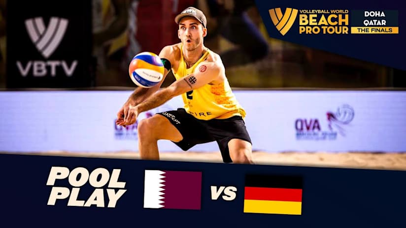 Cherif/Ahmed vs. Ehlers/Wickler - Pool Play Highlights | Doha Finals 2024 #BeachProTour