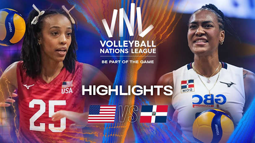 USA 🇺🇸 vs. Dominican Republic 🇩🇴 - Highlights | Week 3 | Women's VNL 2025