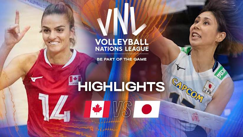 Canada 🇨🇦 vs. Japan 🇯🇵 - Highlights | Week 1 | Women's VNL 2025