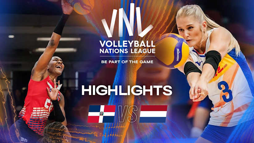Dominican Republic 🇩🇴 vs. Netherlands 🇳🇱 - Highlights | Week 1 | Women's VNL 2025