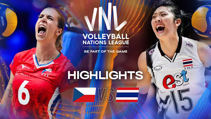 Czechia 🇨🇿 vs. Thailand 🇹🇭 - Highlights | Week 2 | Women's VNL 2025