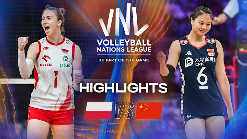 Poland 🇵🇱 vs. China 🇨🇳 - Quarter Finals | Highlights | Women's VNL 2025