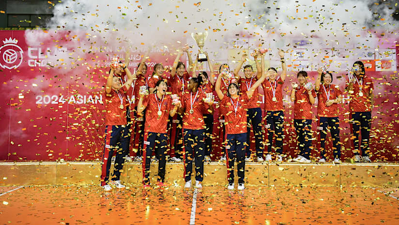 Japan’s NEC Red Rockets Kawasaki triumph as 2024 Asian women’s club volleyball champions (source: asianvolleyball.net)