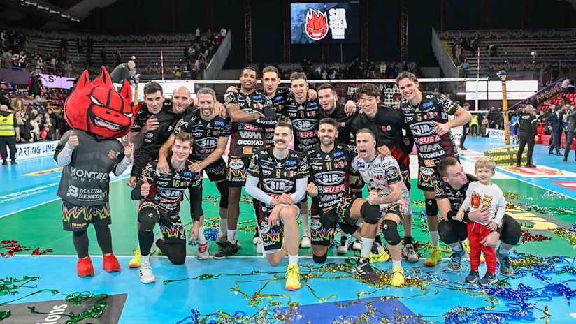 Sir Susa Vim Perugia - Superlega 2024 2025 (fonte: legavolley.it)