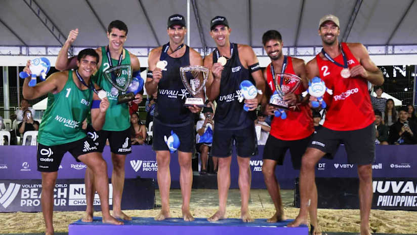 The 2025 Nuvali Challenge men’s podium