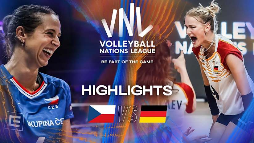 Czechia 🇨🇿 vs. Germany 🇩🇪 - Highlights | Week 1 | Women's VNL 2025