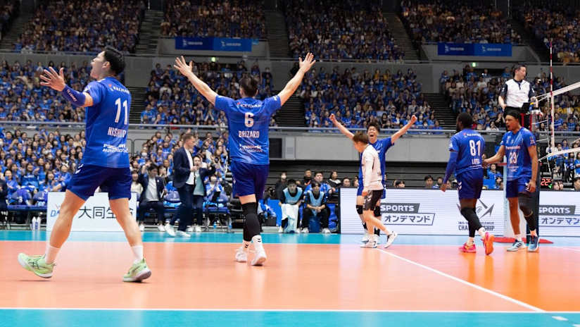 Defending SV.League champions Osaka Bluteon (source: @OSAKA__BLUTEON)