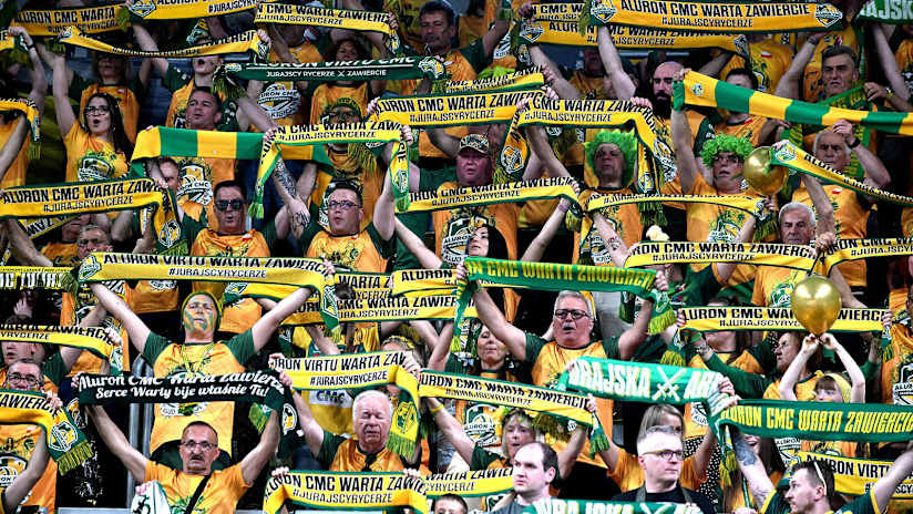 Zawierce’s fantastic fans were a major contributor to Aluron’s success this season (photo: Piotr Sumara / plusliga.pl)