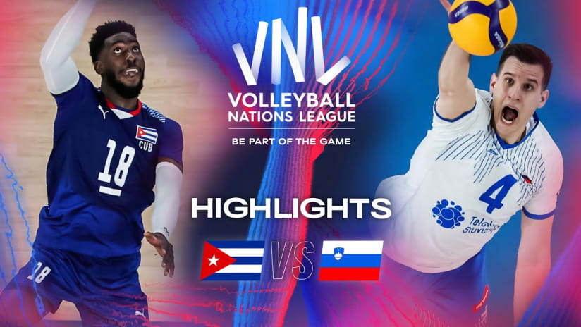 🇨🇺 CUB vs. 🇸🇮 SLO - Highlights | Week 3 | Men's VNL 2024