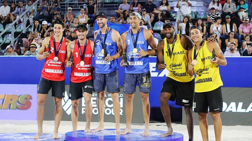 The Guadalajara Challenge men’s podium