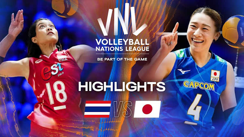 Thailand 🇹🇭 vs. Japan 🇯🇵 - Highlights | Week 2 | Women's VNL 2025