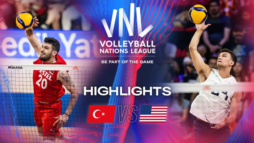 🇹🇷 TUR vs. 🇺🇸 USA - Highlights | Week 1 | Men's VNL 2024