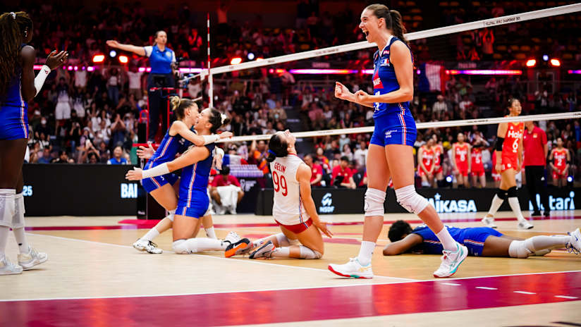 France triumph after the last points against China