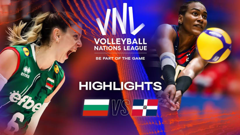 🇧🇬 BUL vs. 🇩🇴 DOM - Highlights Week 1 | Women's VNL 2023