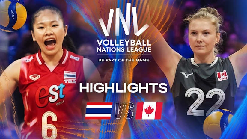 Thailand 🇹🇭 vs. Canada 🇨🇦 - Highlights | Week 3 | Women's VNL 2025