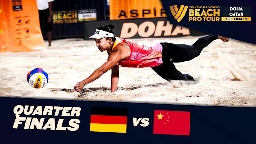 Müller/Tillmann vs. Xue/X. Y. Xia - Quarter Finals Highlights | Doha Finals 2024 #BeachProTour