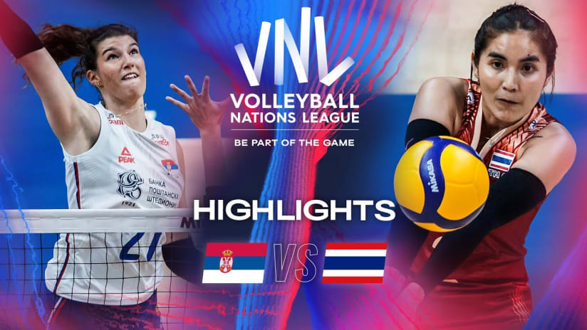 SRB 🇷🇸 vs. THA 🇹🇭 - Highlights | Week 1 | Women's VNL 2024