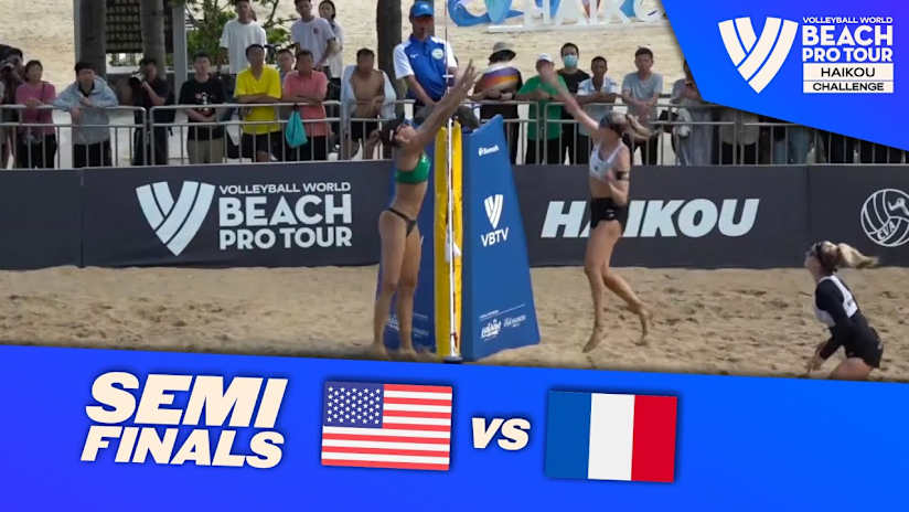 Shaw/Toni  vs. Placette/Richard - Semi Final Highlights | Haikou 2024 #BeachProTour