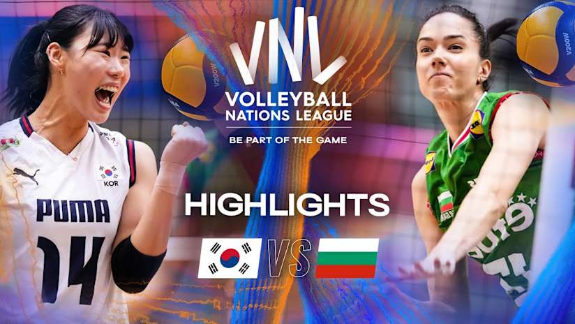 Korea 🇰🇷 vs. Bulgaria 🇧🇬 - Highlights | Week 3 | Women's VNL 2025