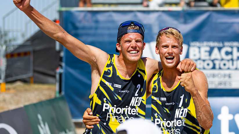 Netherlands’ Sam van der Loo & Mees Sengers triumph as Malmo Futures winners (source: cev.eu)
