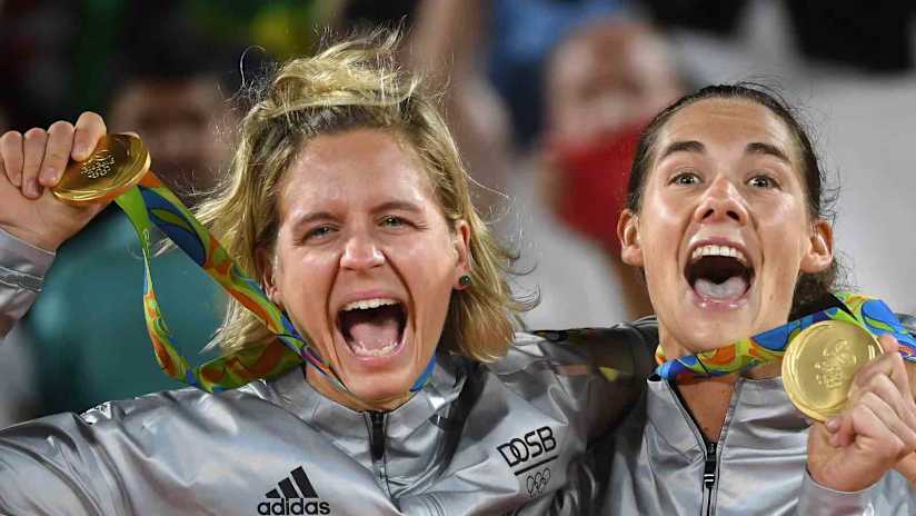 Laura Ludwig Kira Walkenhorst Rio 2016 Gold Medals